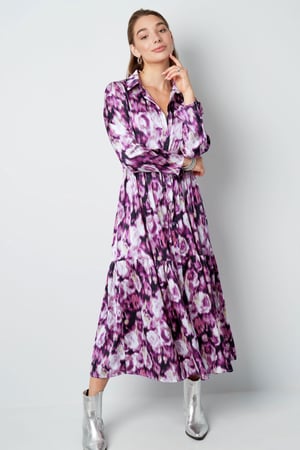 Maxikleid mit Blumendruck in Grün h5 Bild4